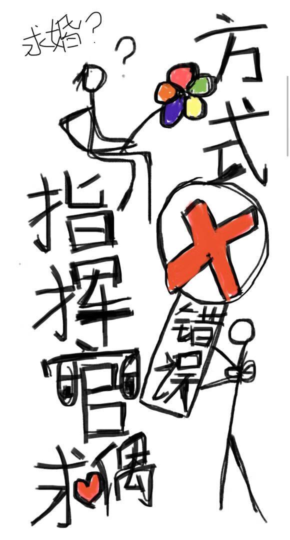 指挥官求偶方式错误